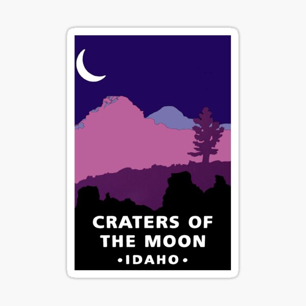 Craters of the Moon National Monument Idaho Travel Decal Sticker
