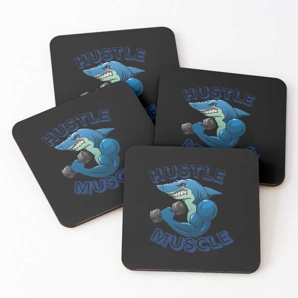 Item preview, Hustle Muscle Shark  designed and sold by TishMiryah.