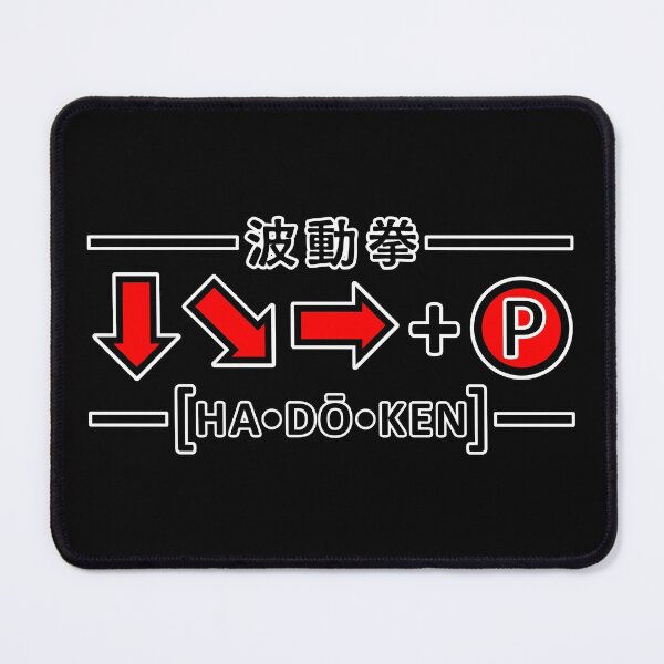 Item preview, Hadoken Button Command (Black) designed and sold by -TheGamingGeeks.
