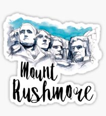 Mount Rushmore Sticker