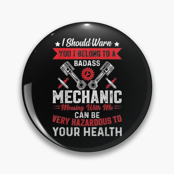 Item preview, I Should Warn You I Belong To A Badass Mechanic  designed and sold by AlvaShop.