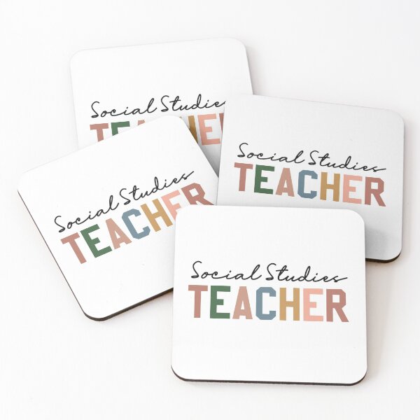 Item preview, Social Studies Teacher illustration typography designed and sold by Fiona Shorts.
