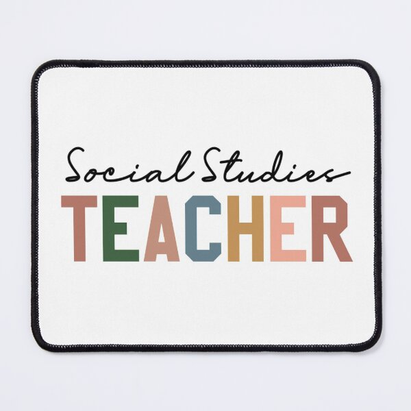 Item preview, Social Studies Teacher illustration typography designed and sold by Fiona Shorts.