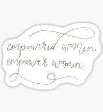 Pegatina Mujeres empoderadas