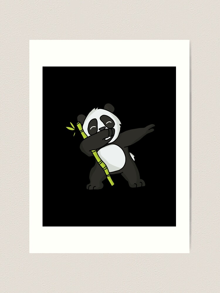 Panda Bear Yoga Art Print