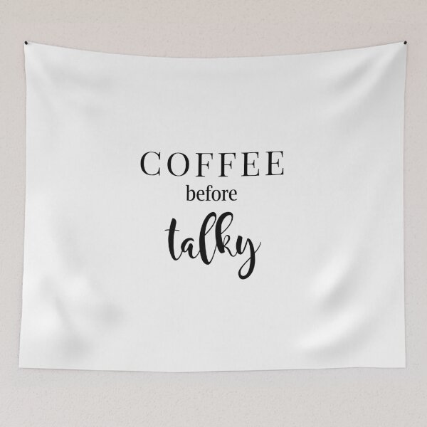 Item preview, Coffee before talky designed and sold by jenniferzalzal.