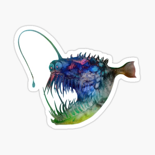 Angler Fish Sticker