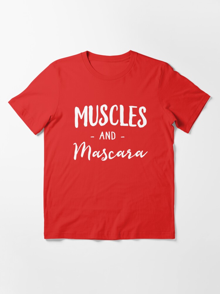 Muscle And Mascara Tee Muscles And Mascara Shirt Exercise Shirt Mascara Shirt Gift For Wife Fitness Shirt Workout Shirt Gym Shirt
