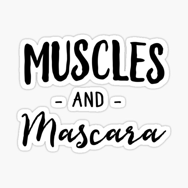 Artikel-Vorschau von Muskeln und Wimperntusche, designt und verkauft von workout.