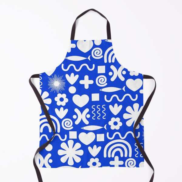 Item preview, Natural Miscellany Pattern in Royal Blue and White designed and sold by kierkegaard.