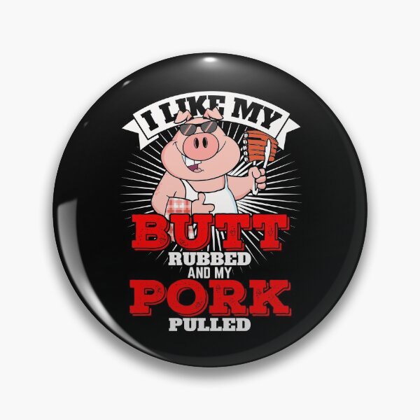 Item preview, I Like My Butt Rubbed My Pork Pulled Funny Pig Long Sleeve designed and sold by iesingc.