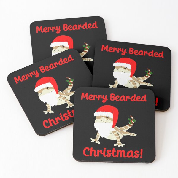Item preview, Merry Bearded Christmas Bearded Dragon designed and sold by Cedarrue.