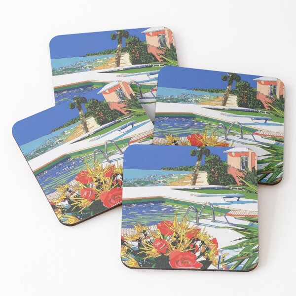 Item preview, Poolside Flowers designed and sold by Hisdoughnut.