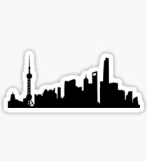 Shanghai skyline Sticker