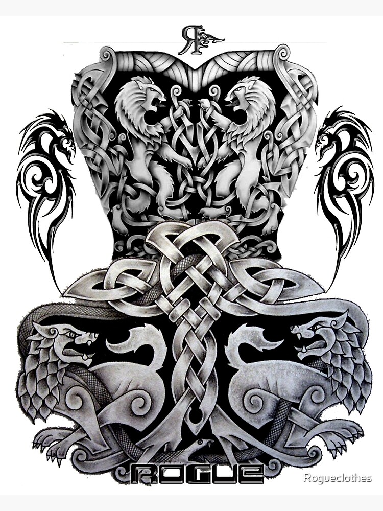 Celtic Tattoo Design On Half Sleeve - Tattoos Designs
