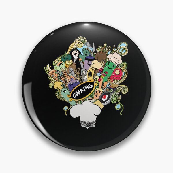Item preview, doodle hand drawn cooking  designed and sold by anwright75vdc.