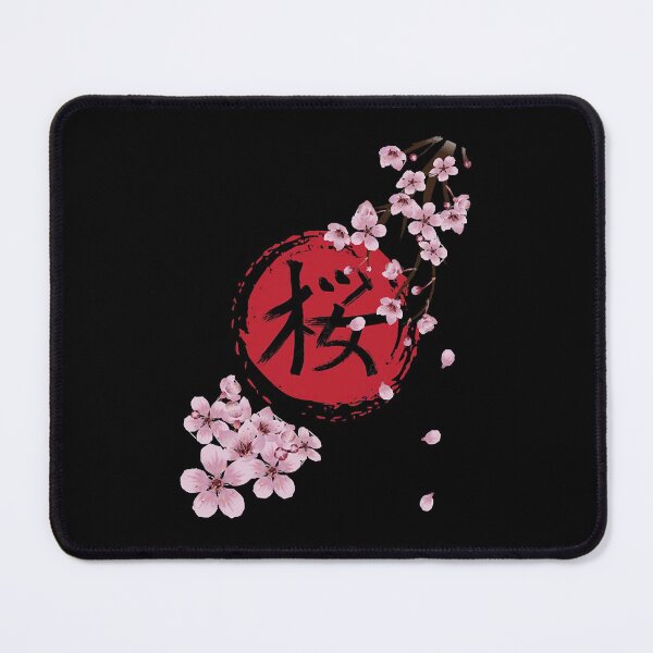 Item preview, Blooming Sakura branches and red Sun designed and sold by yirwin095.