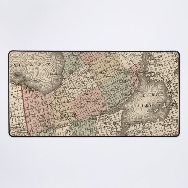 Item preview, 1875 Vintage Map of Simcoe County, Ontario, Canada designed and sold by Gin  Neko.