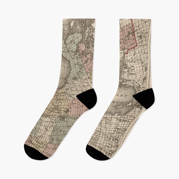 Item preview, 1875 Vintage Map of Simcoe County, Ontario, Canada designed and sold by Gin Neko.