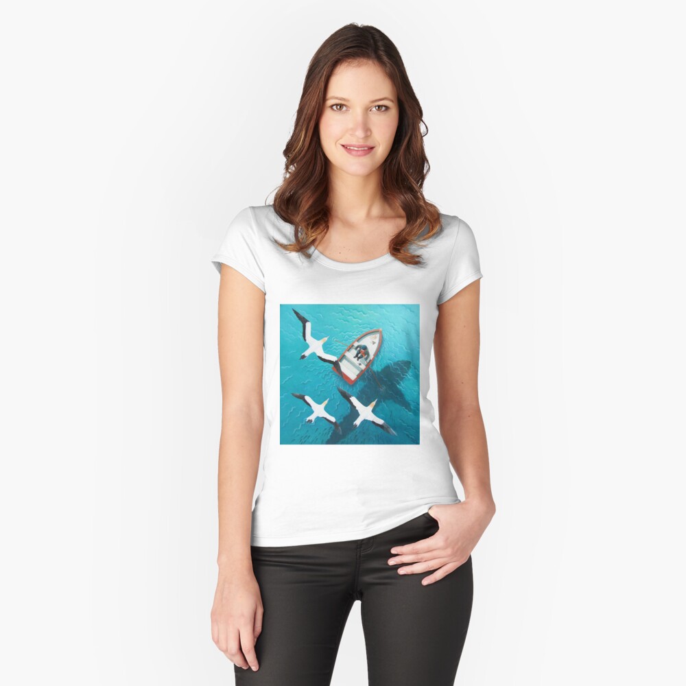 Item preview, Fitted Scoop T-Shirt designed and sold by vickymount.