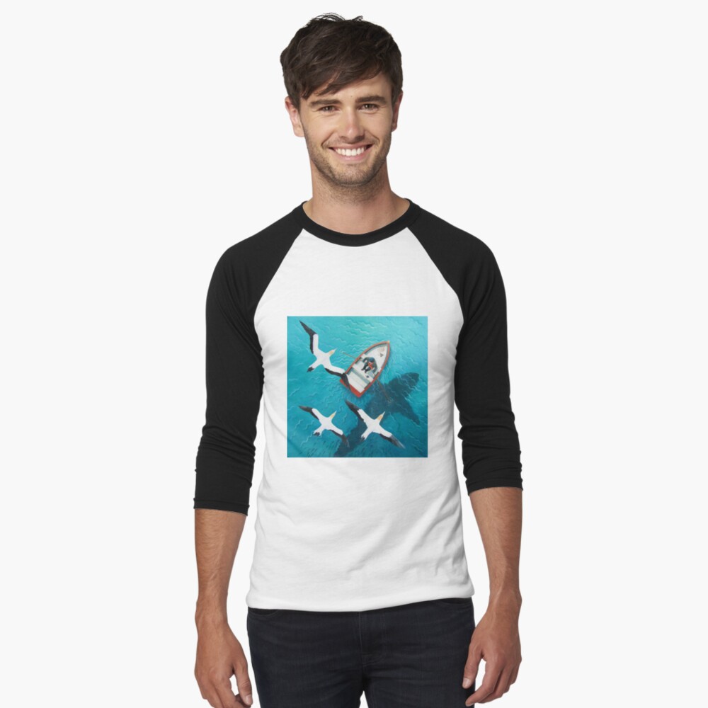 Item preview, Baseball ¾ Sleeve T-Shirt designed and sold by vickymount.