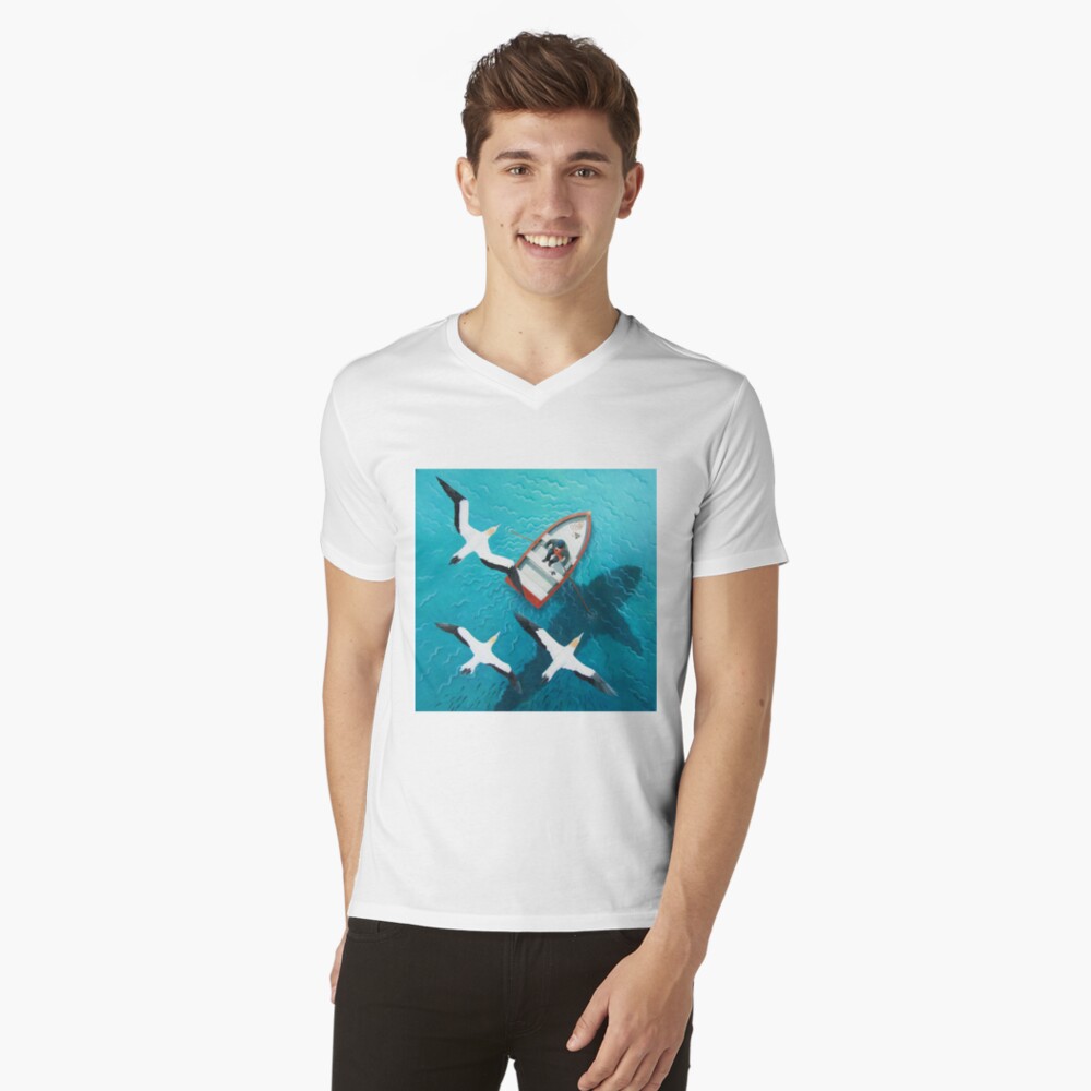 Item preview, V-Neck T-Shirt designed and sold by vickymount.