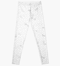 White Mosaic Leggings