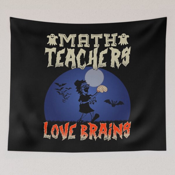 Item preview, Math Teachers Love Brains designed and sold by SewnMemories.