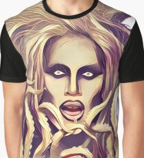 Sharon Needles with tentacles Graphic T-Shirt