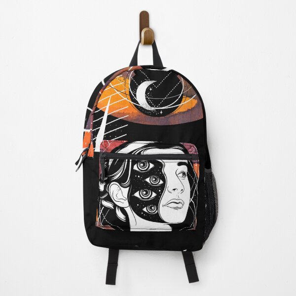 Item preview, Surrealistic Illustration of Mystical Girl Psychedelic designed and sold by Taleahsdesigns.