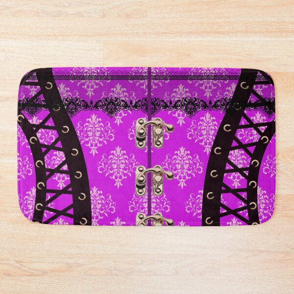 Item preview,  Lilac with Black lacing Victorian corset designed and sold by Kestrelle.