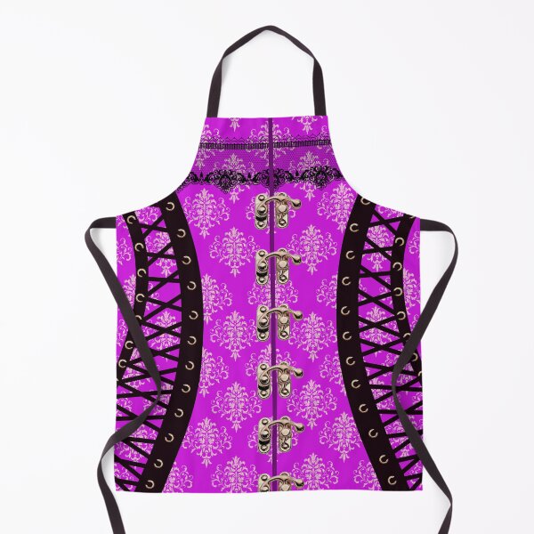 Item preview, Lilac with Black lacing Victorian corset designed and sold by Kestrelle.