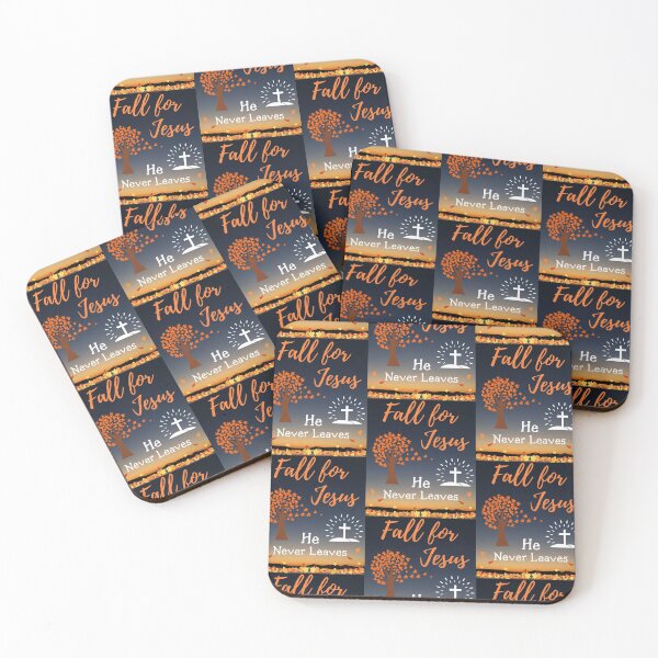 Item preview, Fall For Jesus He Never Leaves designed and sold by WoodburyLake.