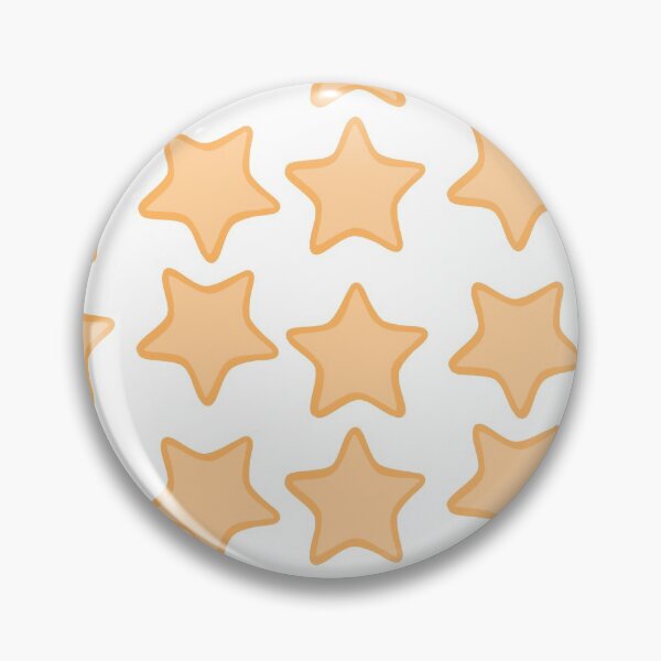 Item preview, Rounded Star Sticker Set Peach designed and sold by FioreCiliegia.