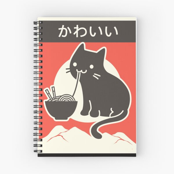 Item preview, "Kawaii" Vintage Style Japenese Ramen Cat Essential designed and sold by Barryshopye.