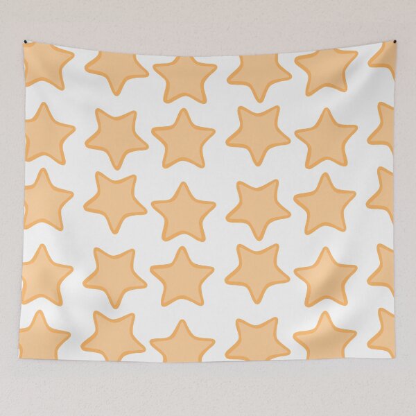 Item preview, Rounded Star Sticker Set Peach designed and sold by FioreCiliegia.