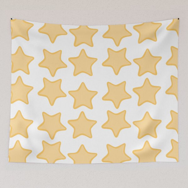 Item preview, Rounded Star Sticker Set Yellow designed and sold by FioreCiliegia.