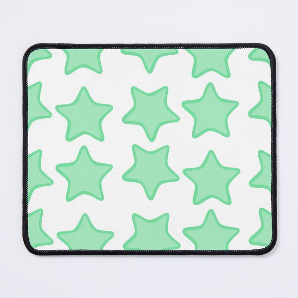 Item preview, Rounded Star Sticker Set Mint designed and sold by FioreCiliegia.