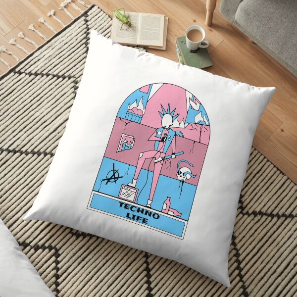 TechnoLife Punk Rock Floor Pillow