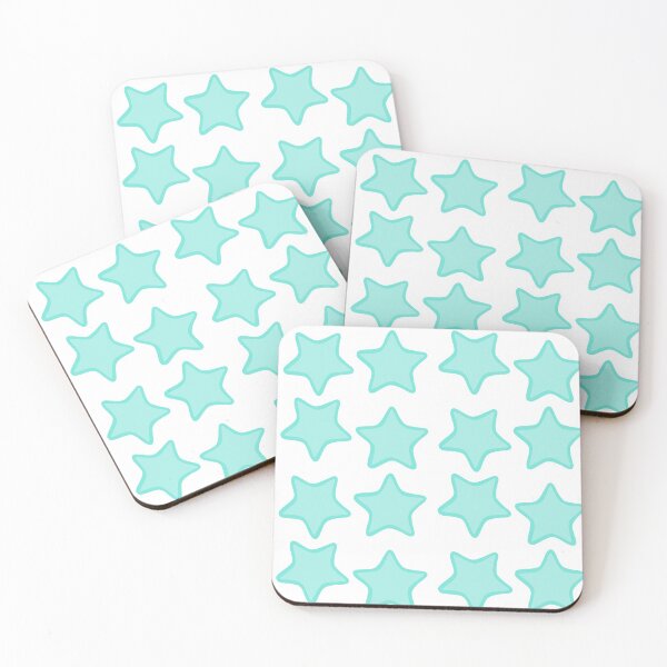 Item preview, Rounded Star Sticker Set Blue designed and sold by FioreCiliegia.
