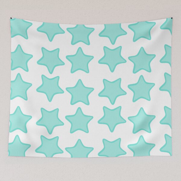 Item preview, Rounded Star Sticker Set Blue designed and sold by FioreCiliegia.