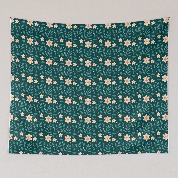 Item preview, Dark green Floral design. designed and sold by Princessflora.