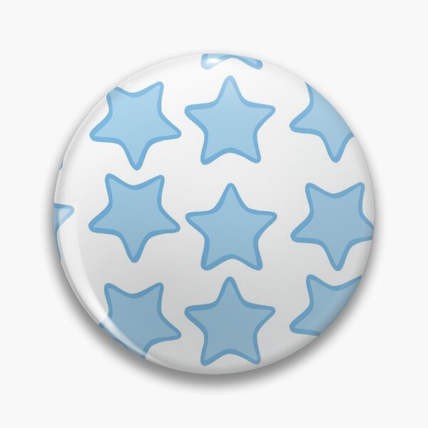 Item preview, Rounded Star Sticker Set Periwinkle designed and sold by FioreCiliegia.