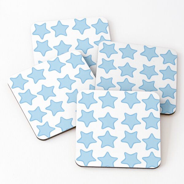 Item preview, Rounded Star Sticker Set Periwinkle designed and sold by FioreCiliegia.