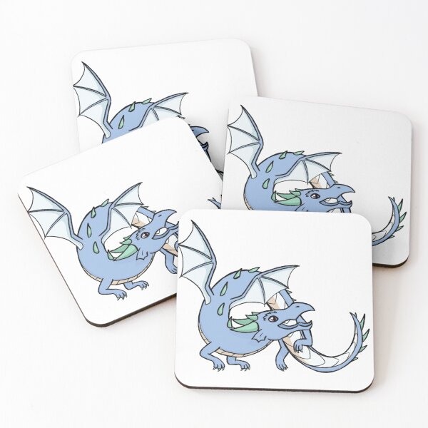Item preview, Icy Sky Blue Flying Dragon designed and sold by Acamuna.