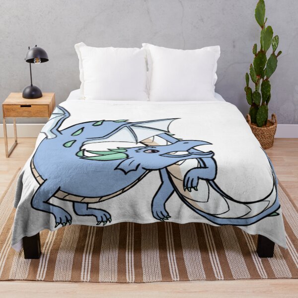 Item preview, Icy Sky Blue Flying Dragon designed and sold by Acamuna.