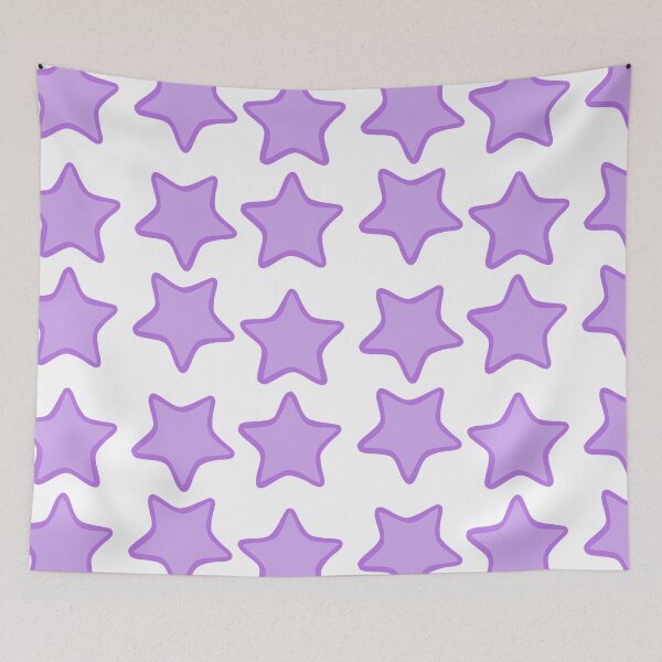 Item preview, Rounded Star Sticker Set Purple designed and sold by FioreCiliegia.
