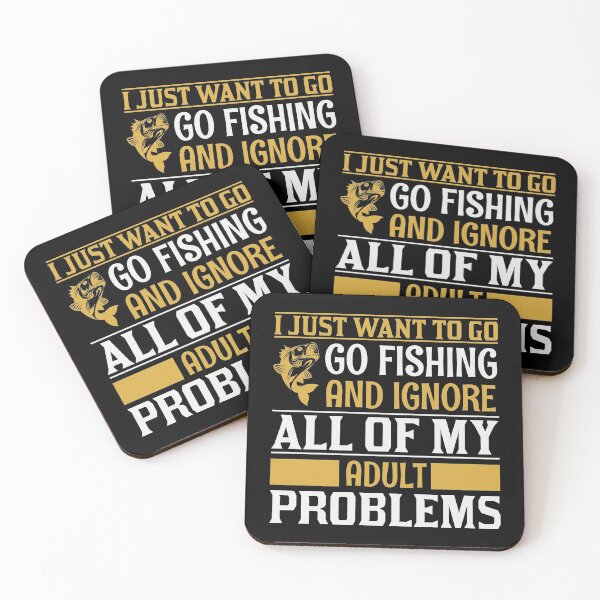 Item preview, Go Fishing And Ignore Adult Problems designed and sold by mostanesta.