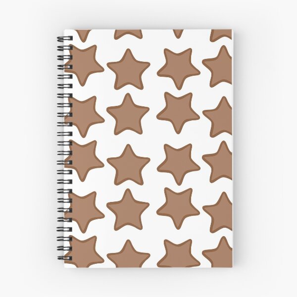 Item preview, Rounded Star Sticker Set Brown designed and sold by FioreCiliegia.
