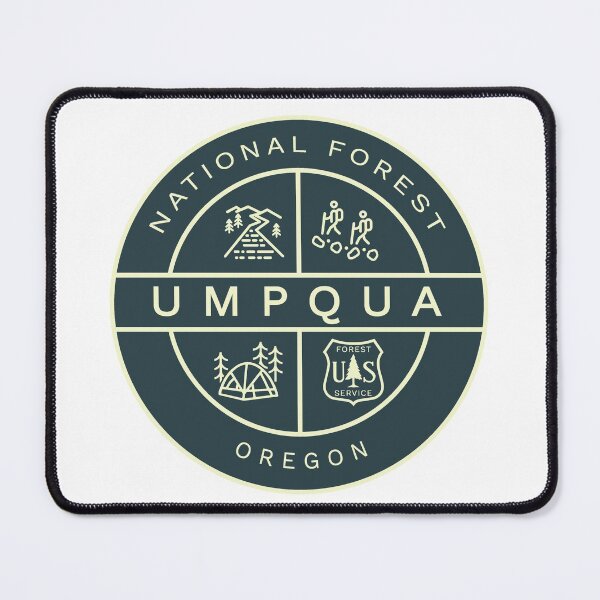 Item preview, Umpqua National Forest Heraldic Logo designed and sold by VanyaKar.